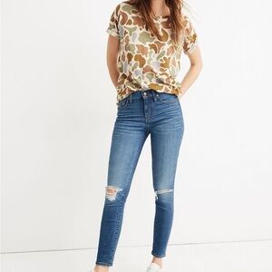 Madewell 9 in High-Rise Skinny Crop Jeans Size: 25